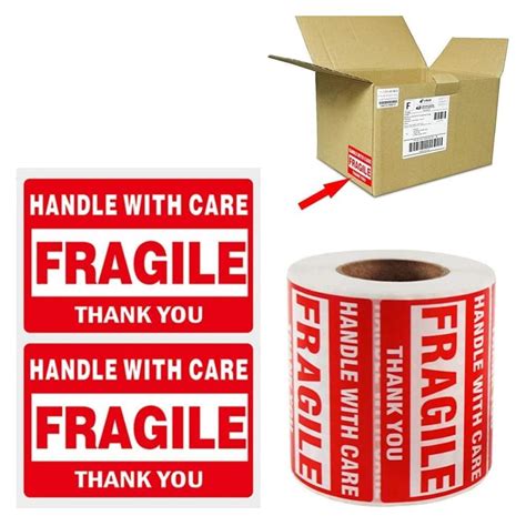 Immuson Warning Fragile Tape, 3 X 2 Fragile Handle | Ubuy India