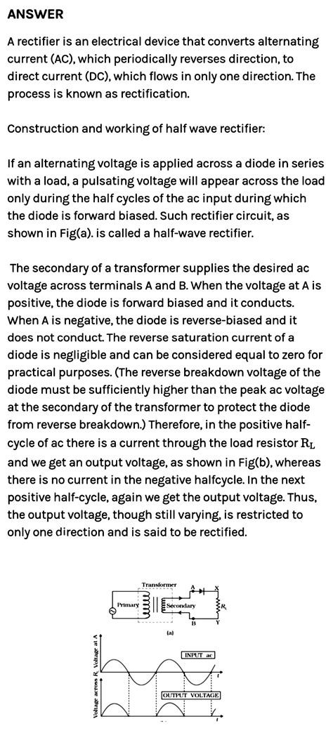 Image result for Half Wave Rectifier Applications