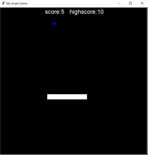 Python Turtle Snake Game 的图像结果