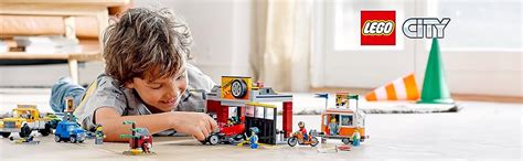 LEGO 60258 City Nitro Wheels Tuning Workshop Building Set with Tow ...