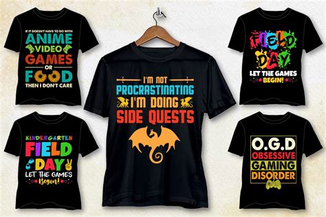 Video Game T-Shirt Design Bundle Graphic by T-Shirt Design Bundle ...