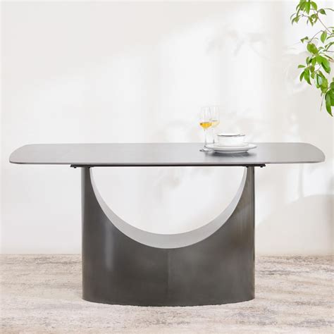 Buy Marquina Ceramic 6-Seater Dining Table - Black from Home Centre at ...