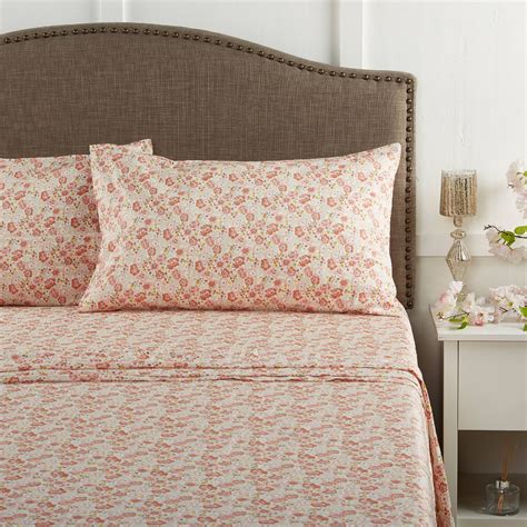 Better Homes & Gardens 100% Cotton Wrinkle Resistant Bedding Sheet Set ...