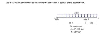 Image result for Deflection at Some Point in Virtual Work Method Formula