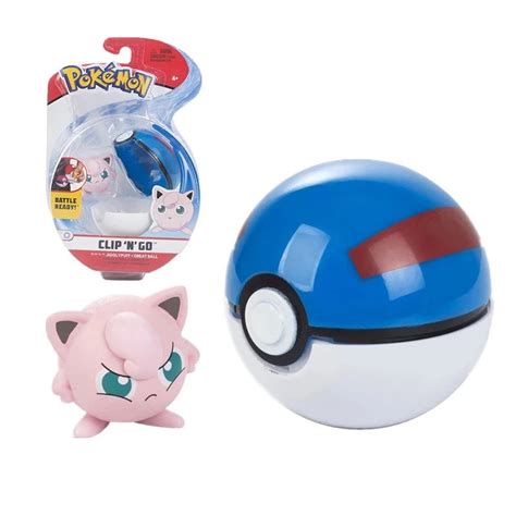 Pokémon Clip N Go Jigglypuff With Great Ball CocolandToys