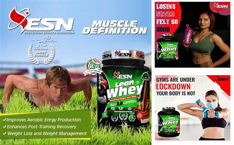 Esn Lean Whey Andvanced Weight Loss Whey Protein - 2 Lbs (908 Gms ...