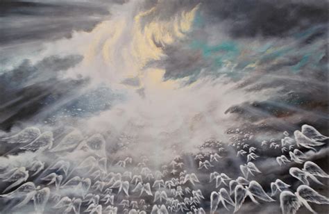 The Heavenly Host Oil Painting By J Collins | absolutearts.com
