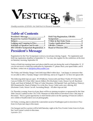 Fillable Online September - Utah Rock Art Research Association Fax ...