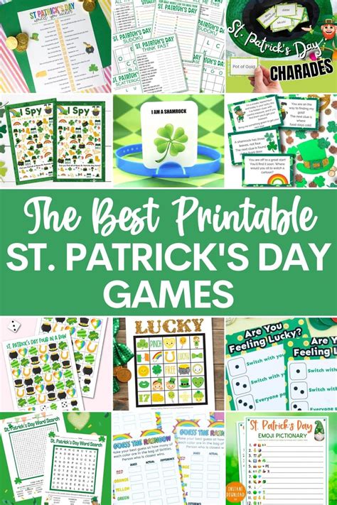 Printable st patrick s day games – Artofit