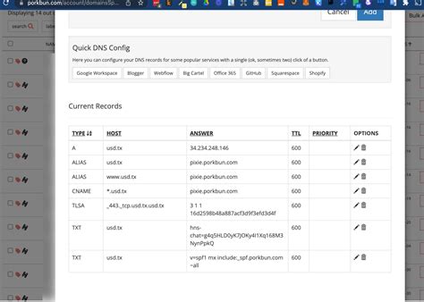 Using Your Handshake SLD domains in Namecheap, Porkbun, Encirca, Varo ...