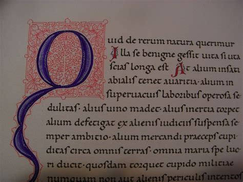 Carolina minuscola italiana - Italian Caroline minuscule script ...