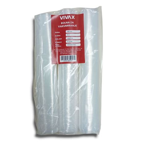 Rolna za vakumiranje 280 mm x 3 m 3 rolne Vivax 1287518 | Volim svoj dom