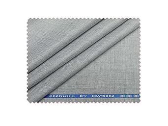 Buy Raymond Men Light Color Safari And Trouser Fabric (Silver Grey, 1. ...