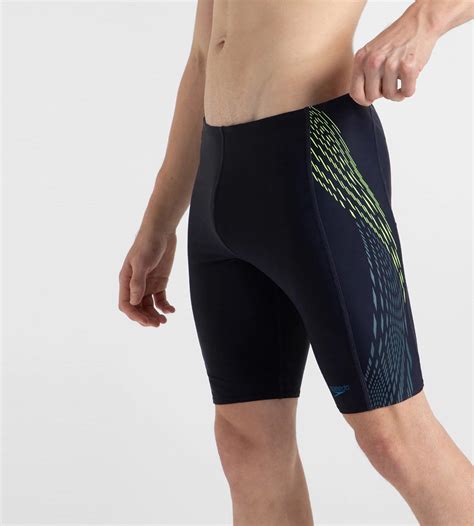 Buy Speedo Men's Endurance10 Tech Print Placement Panel Jammer - True ...