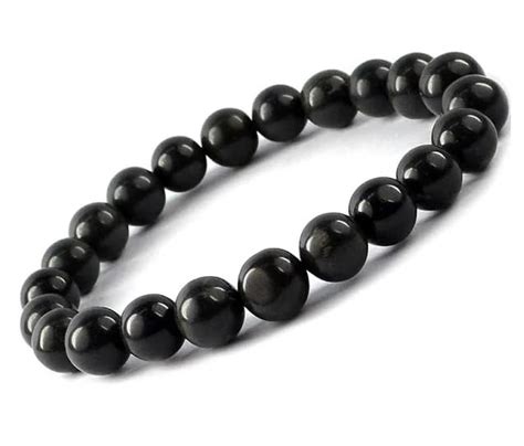 Buy (8mm) Black Moti Pearl Bead Natural Feng-Shui Healing Crystal Gem ...