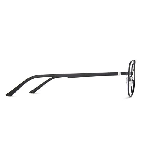 Buy Matte Black Full Rim Aviator Lenskart Air fusion VC E13273-C2 ...