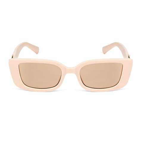 Carro Rectangular Beige Sunglasses – Joker & Witch