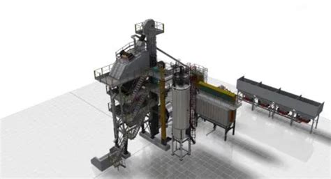 Stationary asphalt plant - PBA 160–200 - Polygonmach