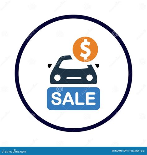 Car, Sale, Dollar, Money, Auto Car Sale Icon Stock Vector ...
