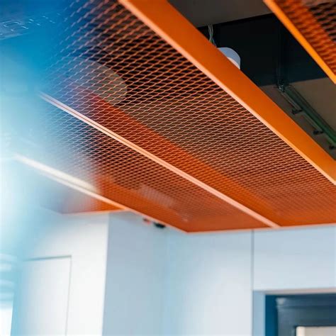 Expanded Metal Ceiling - Architectural Expanded Metal Facade Mesh ...