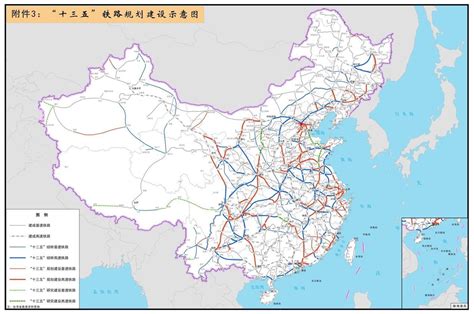 十四五铁路规划,2030中国高铁规划图,16纵16横高铁规划图_大山谷图库