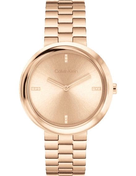 Calvin Klein Twisted Bezel Analog Women's Watch, 25100095