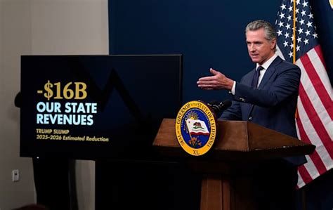 California governor outlines $12 billion deficit and freeze on ...
