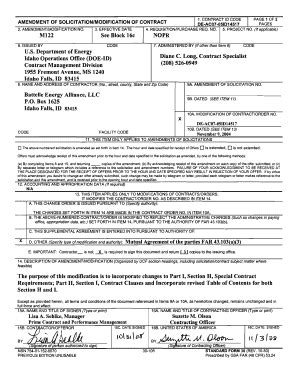 Fillable Online Idaho Operations Office (DOE-ID) Fax Email Print ...