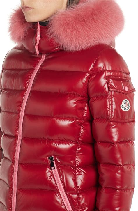 Moncler Badyfur Quilted Down Puffer Jacket with Removable Genuine Fox ...