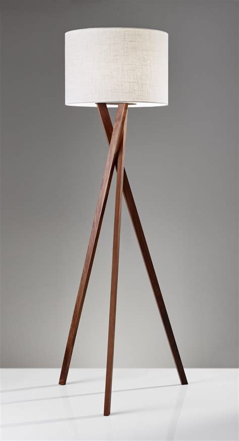 Top Wooden Tripod Floor Lamp For Home Style