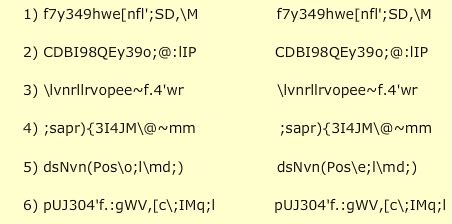 Logical Reasoning: Above are 6 rows containing two identical sets of ...