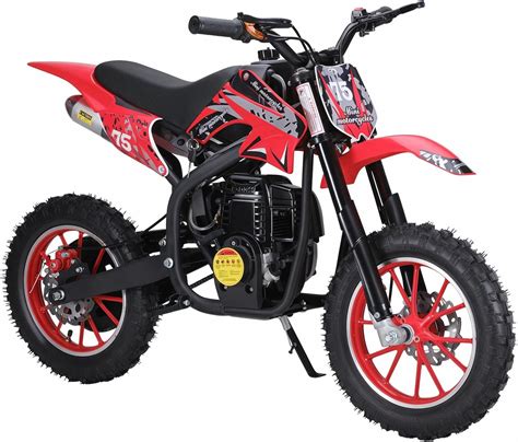 Amazon.com: 49cc 4-Stroke Mini Dirt Bike, Gas Powered Kids Dirt Bikes ...