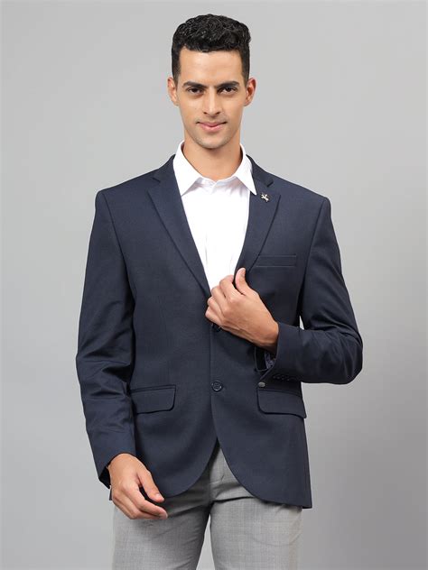 Blazer for Men | Premium Casual Blazer Slim Fit Notched Collar Terry R ...
