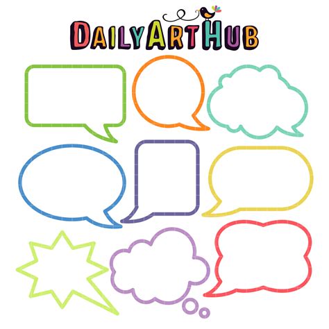 Speech Bubbles Clip Art