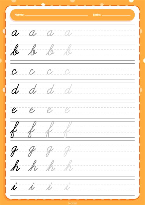 Cursive Lowercase