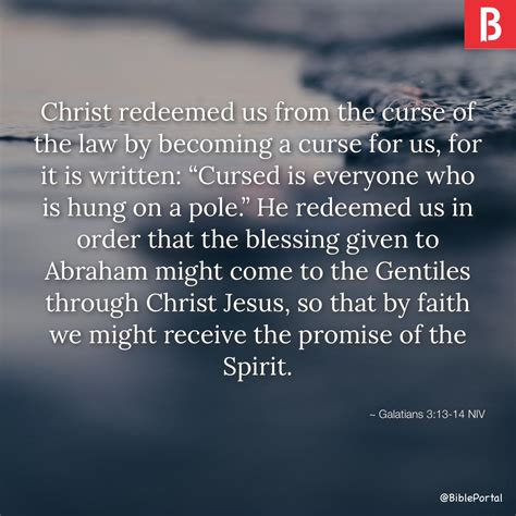 Galatians 3:13-14 NIV - Bible Study, Meaning, Images, Commentaries ...
