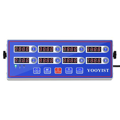 Buy Commercial 8 Channel Multiple Kitchen Timers Digital Calculagraph ...