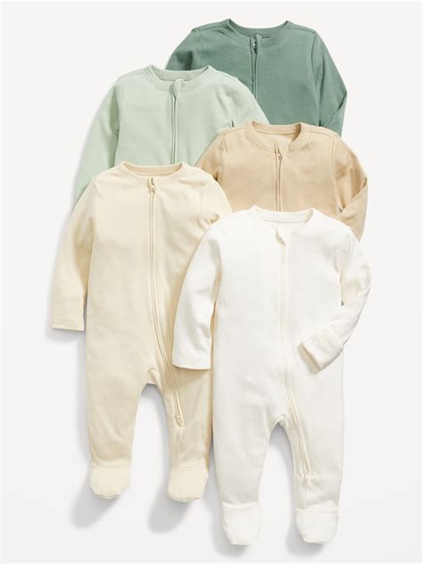 2-Way Zipper Onesies | Old Navy