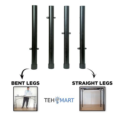 TEH SMART Table Leg Extenders for Folding Table – 4-Pack Table Risers ...