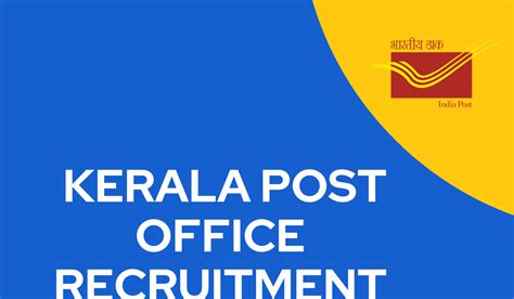 Kerala Post Office Recruitment 2021 - 1421 Gramin Dak Sevak (GDS) Jobs ...