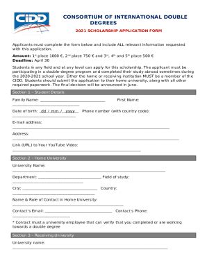 CALL... - CIDD - Consortium of International Double Degrees Doc ...