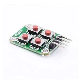 2 x 2 Matrix 4 Push Button Keyboard Module : Amazon.in: Industrial ...