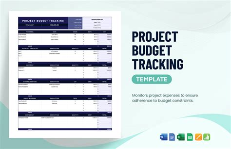 Image result for Project Budget Tracker. Excel Template
