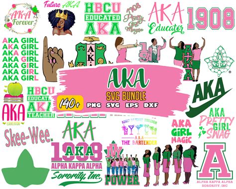 Alpha Kappa Alpha Sorority svg, Greek Letters PNG, Greek Svg | Inspire ...