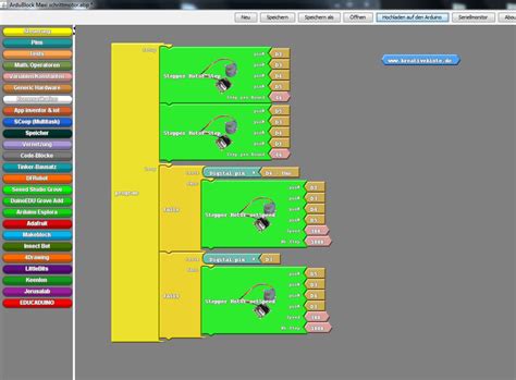 ArduBlock Motor 的图像结果