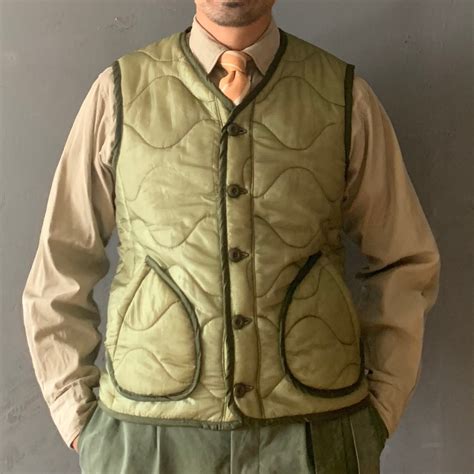ohal / MEDIUM US ARMY Quilting Inner Vest | ohal vintage&remake
