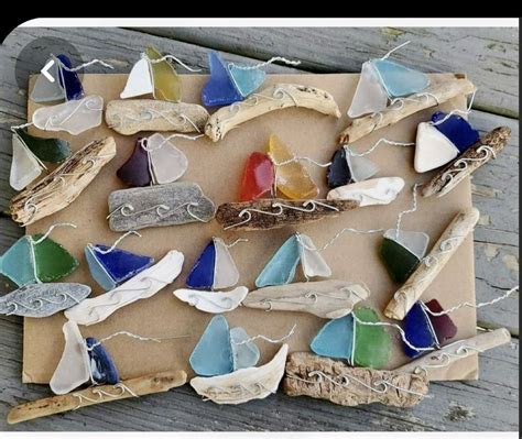 Sea Glass Crafts 的图像结果