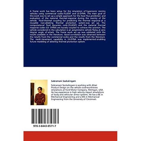 Simulation of Hypersonic Reentry Vehicles Book Price in India, Specs ...