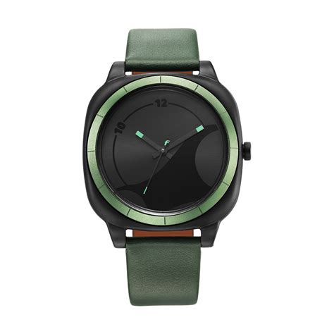 Buy Online Fastrack Hype All Black Quartz Analog Black Dial With Green ...