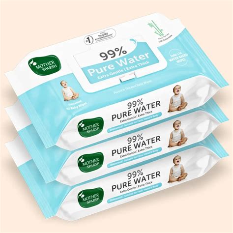 Save Big with 99% Pure Water Baby Wipes - Super Saver Pack | Mother Sparsh